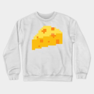 Cheese Pixel Art Crewneck Sweatshirt